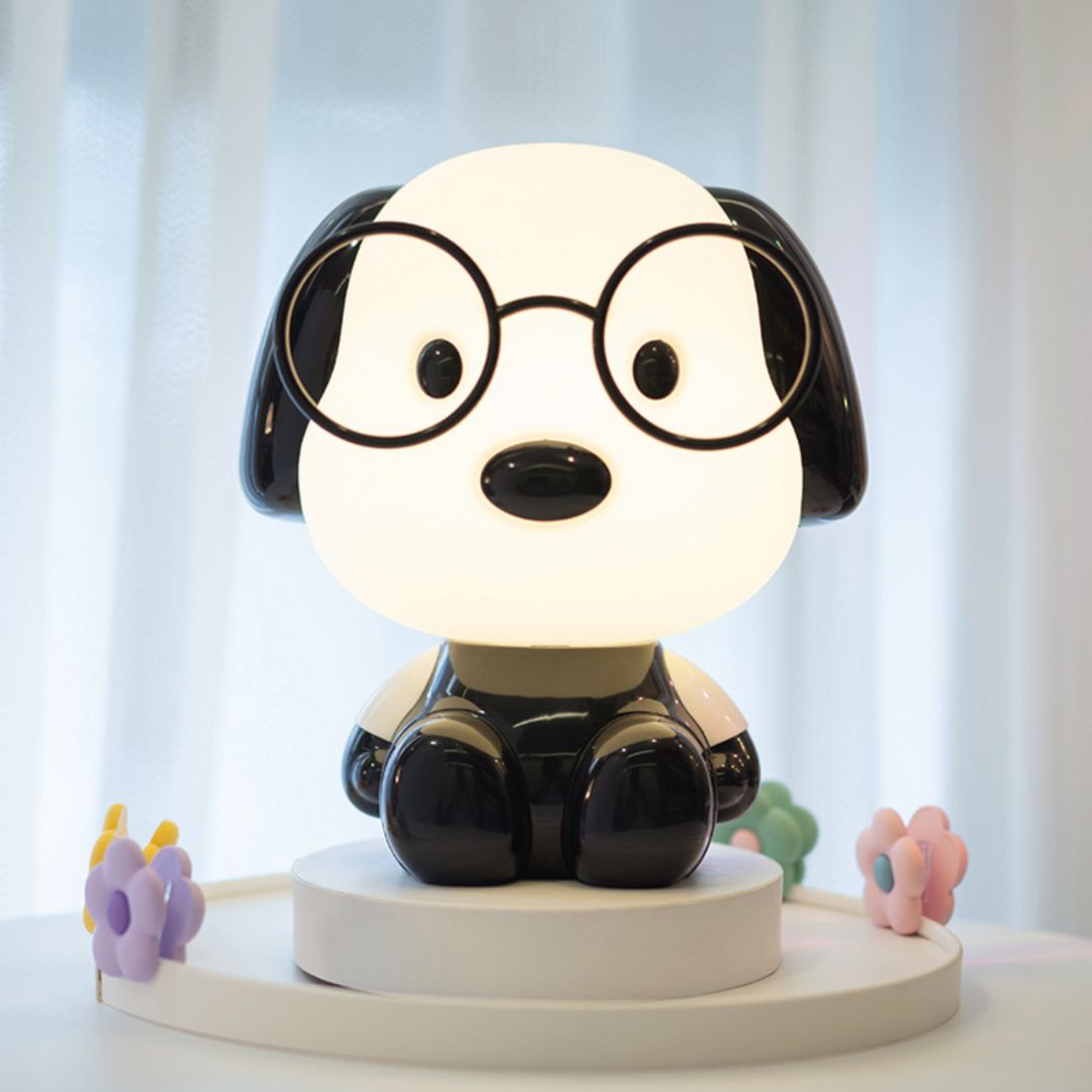 DoctorDoggo: Cute Puppy LED Night Lamp โ Rechargeable Bedside Light for Cozy Room Dรฉcor & Gifting